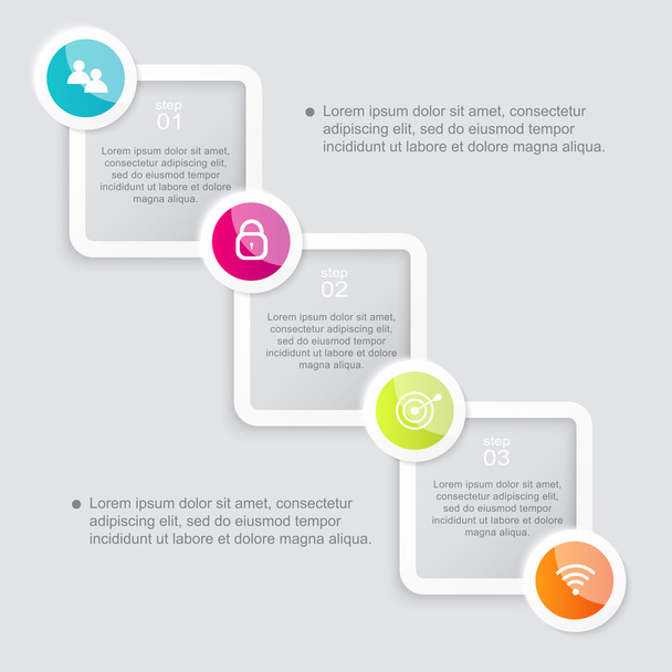 Business Infographic elements - Vector, afbeelding