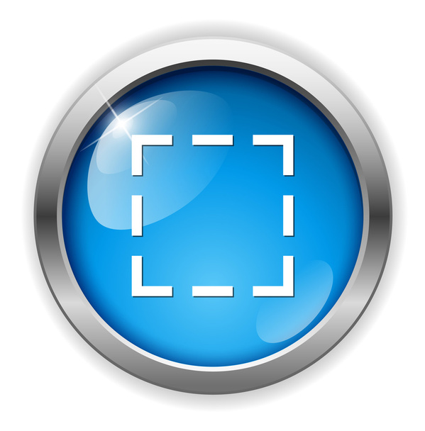Doted button icon - Vector, afbeelding