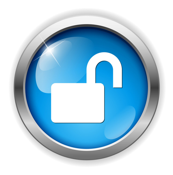 Lock web icon - Vetor, Imagem