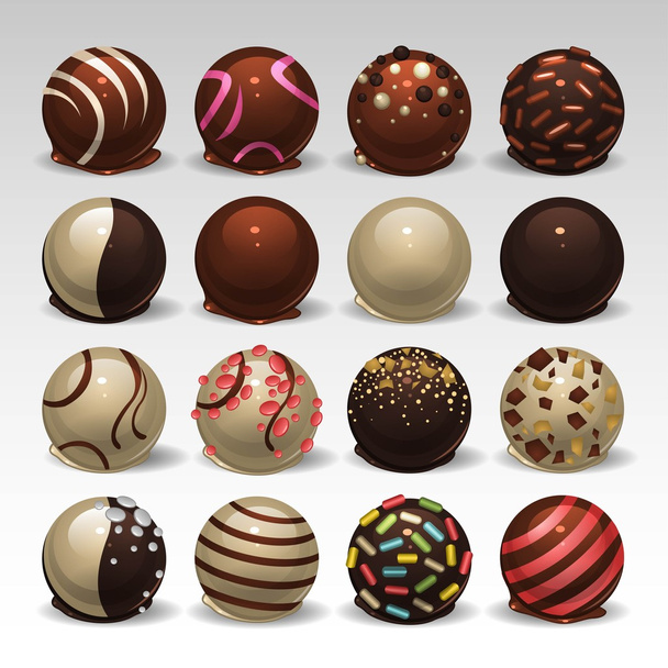 Conjunto de caramelos
 - Vector, imagen