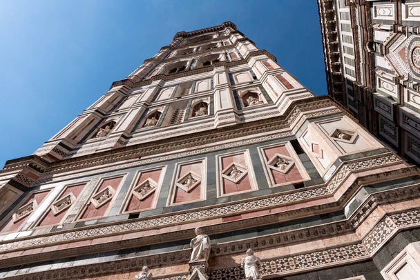 Fasada katedry Santa Maria del Fiore we Florencji, Włochy - Zdjęcie, obraz