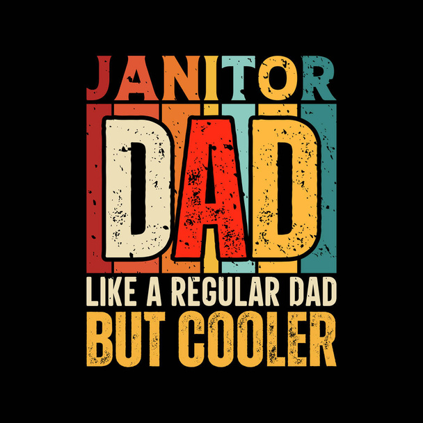 Hademe baba komik babalar günü tişört tasarımı - Vektör, Görsel