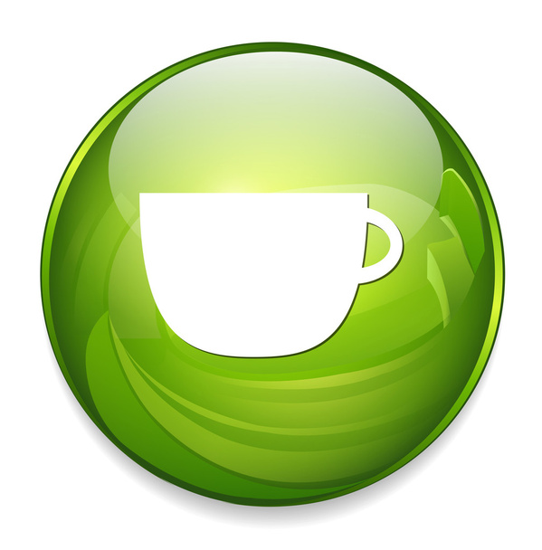 Coffee web icon - Vettoriali, immagini
