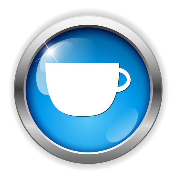 Coffee web icon - Vector, Image