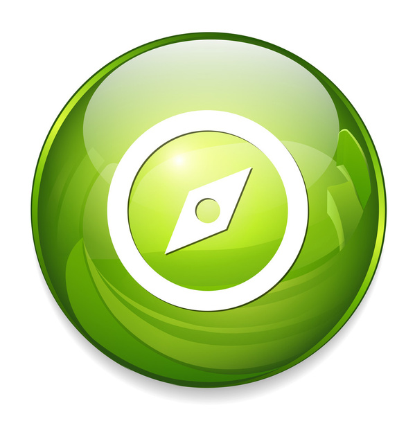 Compass web  icon - Vetor, Imagem