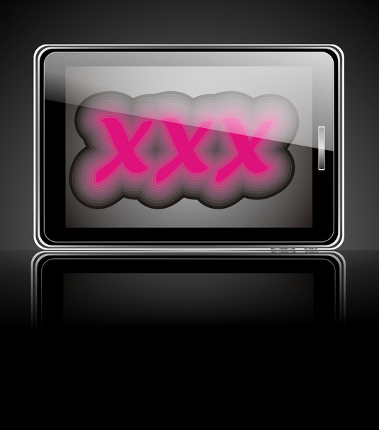 tablet with xxx sexual content - Foto, immagini