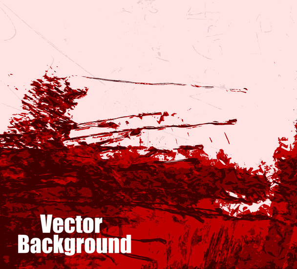 Dirty Wall Blood Red Background - Vector, imagen