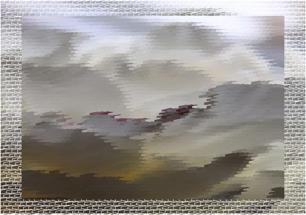 Абстрактный фантастический серый пейзаж
 - Вектор,изображение