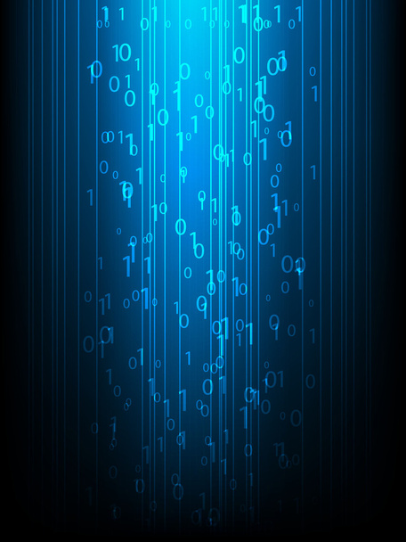Abstract binary code - Vector, Image