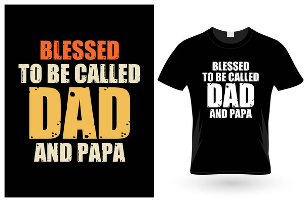 Babalar Günü Tişört Tasarımı - Vektör, Görsel