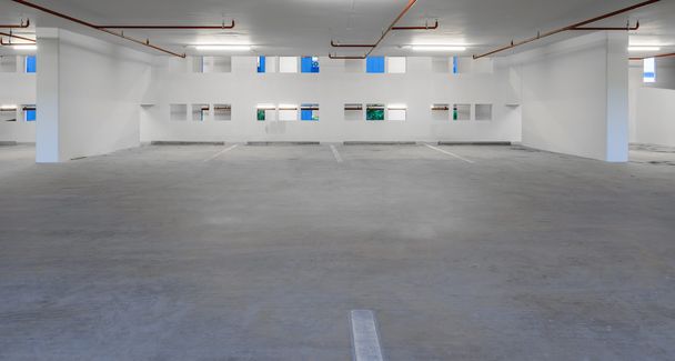 Indoor empty parking lot  - Photo, Image