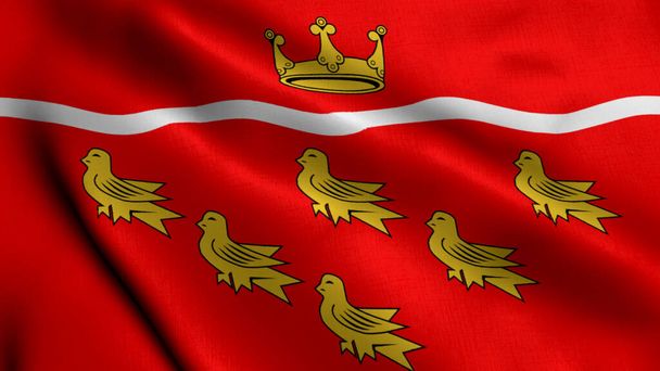 Flaga Wschodniego Sussex - Zdjęcie, obraz