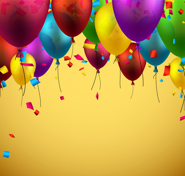 Celebrate background with balloons. - Vettoriali, immagini