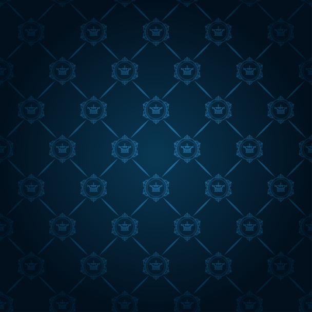 Королівський шпалери фону темно синій - Фото, зображення