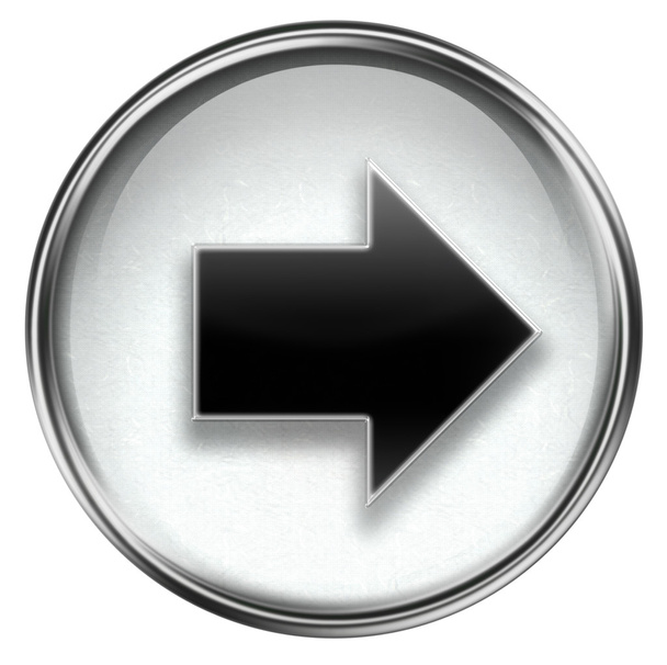Arrow right icon grey - Фото, зображення