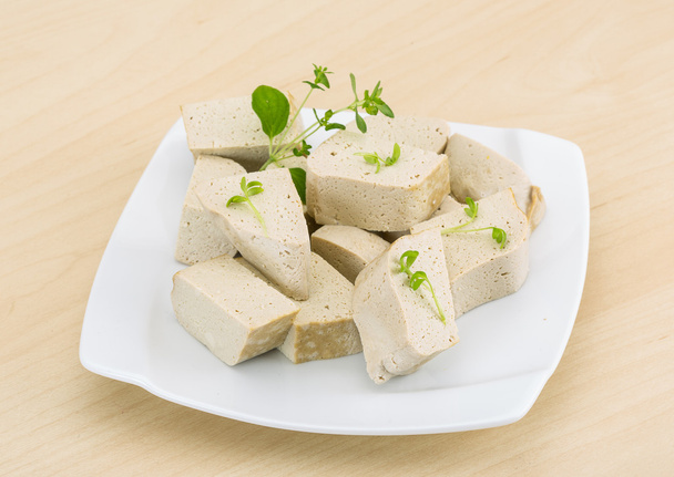 Tofu - queijo de soja
 - Foto, Imagem