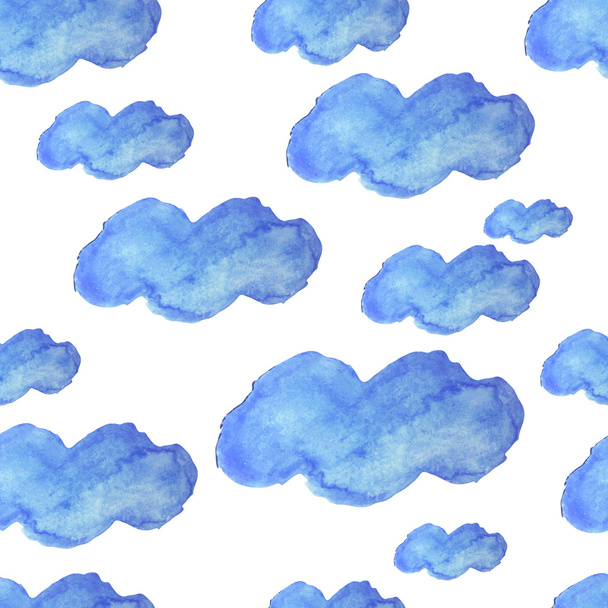 Акварельные облака
 - Вектор,изображение