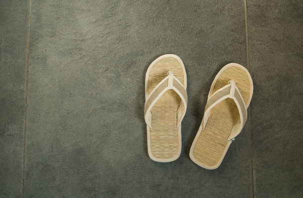 Bamboe slippers - Foto, afbeelding