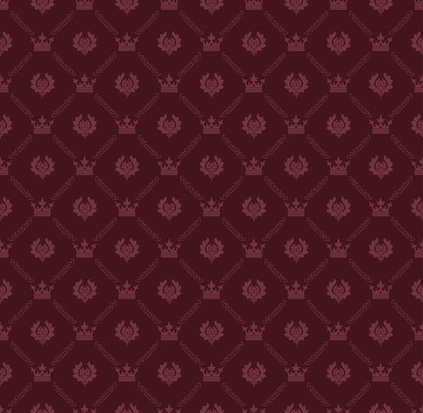 Seamless pattern. Royal Wallpaper. Retro - Photo, Image
