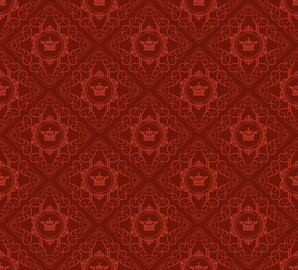 Seamless pattern. Royal Wallpaper for Your design - Photo, Image