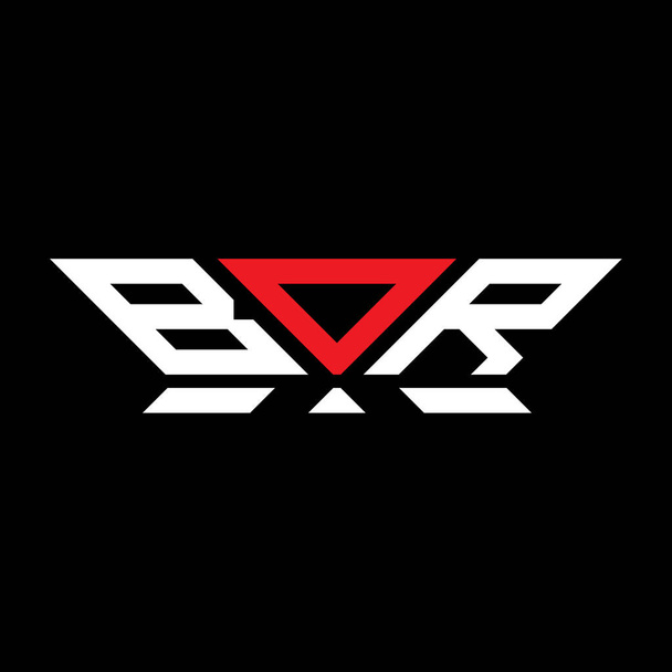 BOR letter logo vector design, BOR απλό και μοντέρνο λογότυπο. BOR πολυτελές αλφάβητο σχεδιασμό   - Διάνυσμα, εικόνα