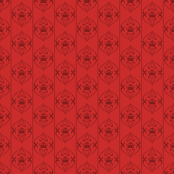 Royal Wallpaper. Seamless pattern. Vector - Vector, Image