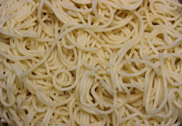 Patrón de espaguetis cocidos Foto de stock detallada - Foto, Imagen