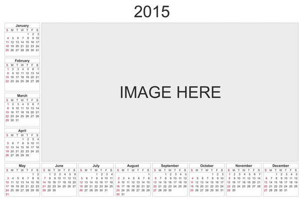 カレンダー 2015 年 - 写真・画像