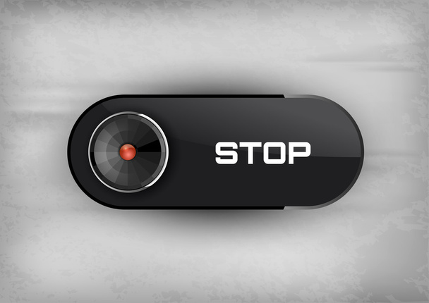 Stop Button - Wektor, obraz