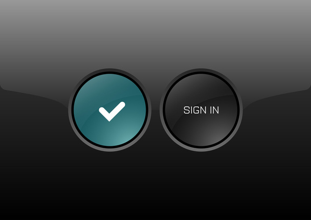 Sign In Button - Vector, Image