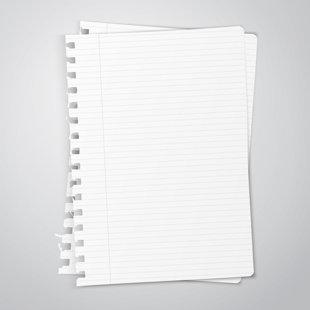 Empty paper sheet. - Vector, Imagen