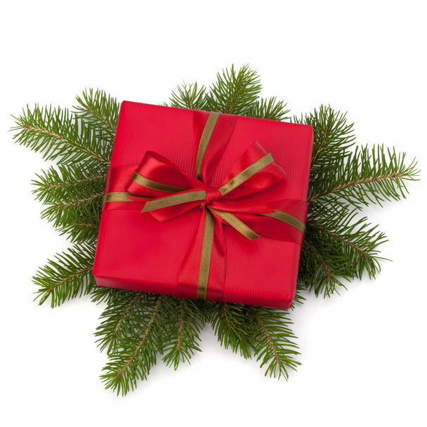 Christmas gift box - Фото, зображення