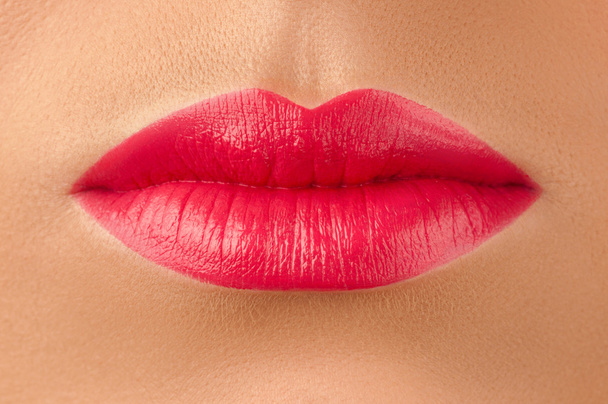 Lèvres rouges . - Photo, image
