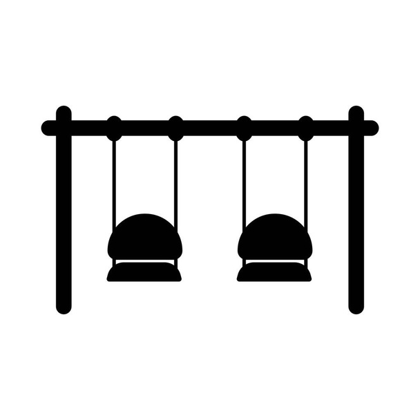 σχέδιο λογότυπου απεικόνισης διανύσματος εικονιδίου swing - Διάνυσμα, εικόνα