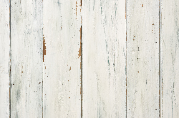 Rustic white wooden background - Foto, Bild