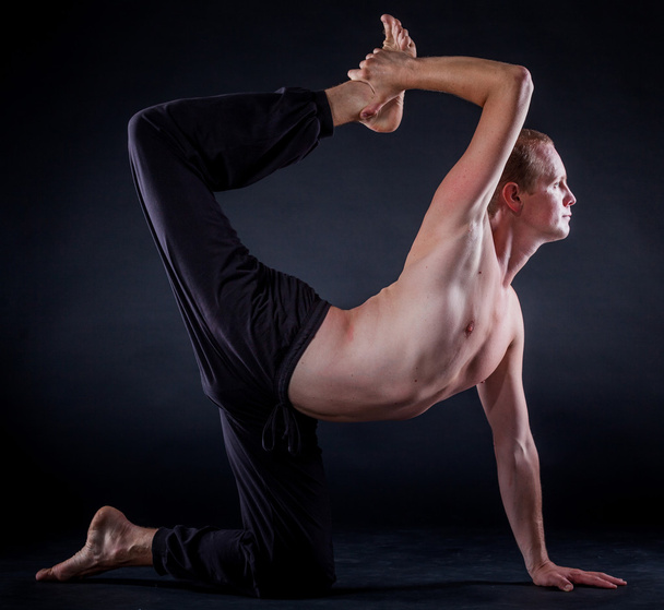 Yoga man - Foto, Imagem