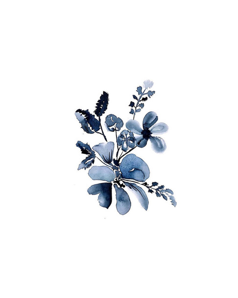 seamless flower art pattern element design illustration - Photo, Image