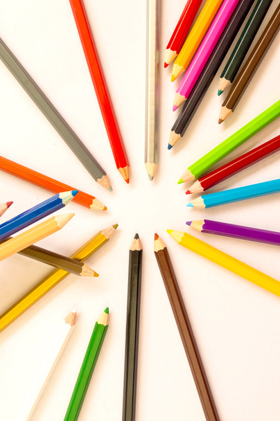 renkli kurşun kalem - Fotoğraf, Görsel