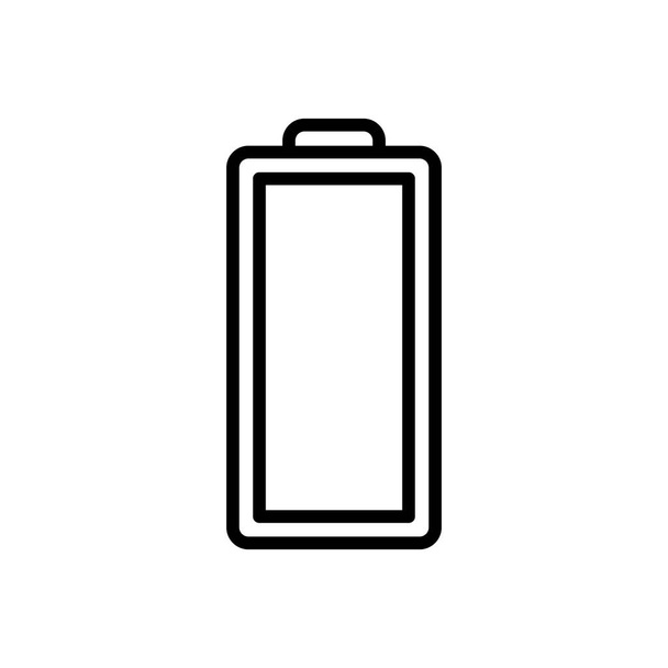 Icône vectorielle batterie. niveau de charge de la batterie. icône de charge de batterie - Vecteur, image