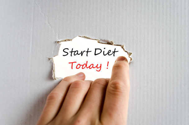 Start dieet vandaag concept - Foto, afbeelding
