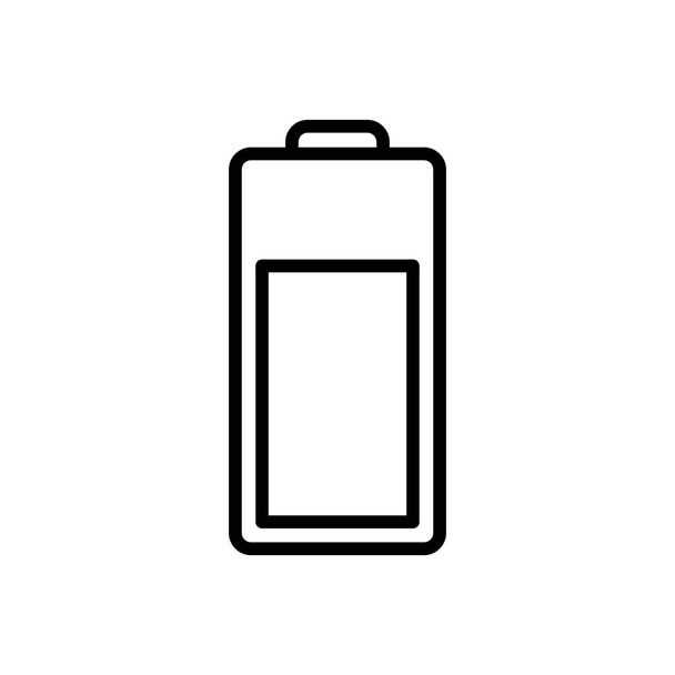 Ikona wektora baterii. poziom naładowania akumulatora. ikona ładowania akumulatora - Wektor, obraz
