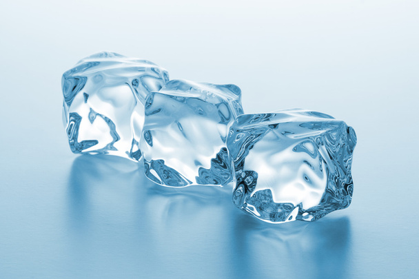 line of ice chunks - Photo, Image