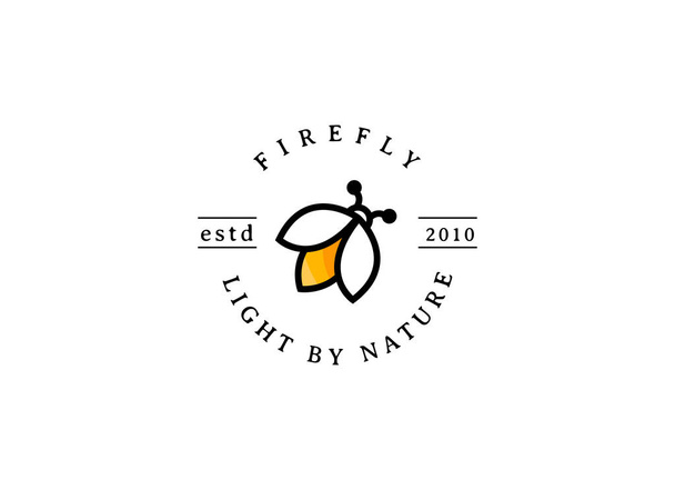 firefly logo vector icon illustration - Vector, Image