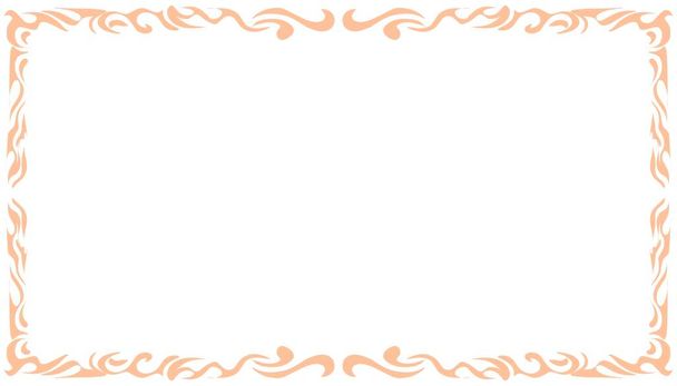 Abstrakte Hintergrundillustration mit pfirsichfarbenem Pantone-Rahmen. Perfekt für Tapete, Hintergrund, Poster, Banner, Buchumschlag  - Foto, Bild