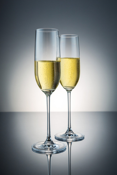 sparkling champagne glasses - Fotó, kép