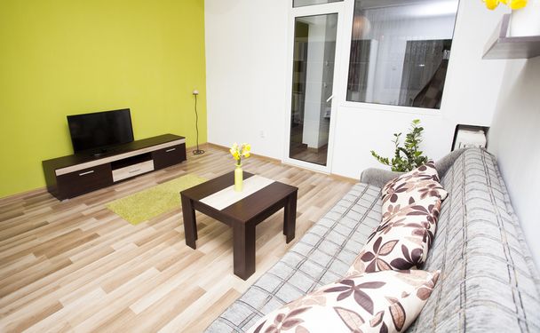 Moderní interiér obývacího pokoje - Fotografie, Obrázek