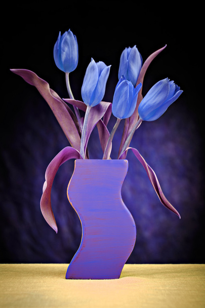bunch of tulips - Фото, изображение
