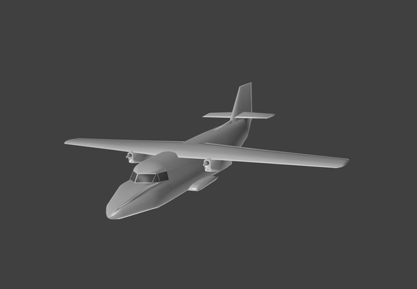 Модель літака в 3D
. - Фото, зображення