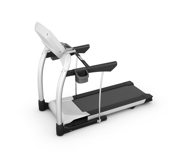 beyaz zemin üzerine bir treadmill - Fotoğraf, Görsel