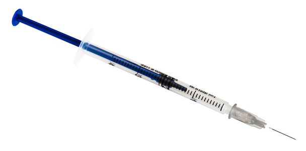 Ιατρική πλαστικών αναπτήρων μιας χρήσης ινσουλίνης syringe - Φωτογραφία, εικόνα
